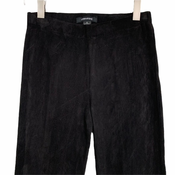 LAMARQUE 100% Leather Suede Moto Leggings size Small - Picture 4 of 10